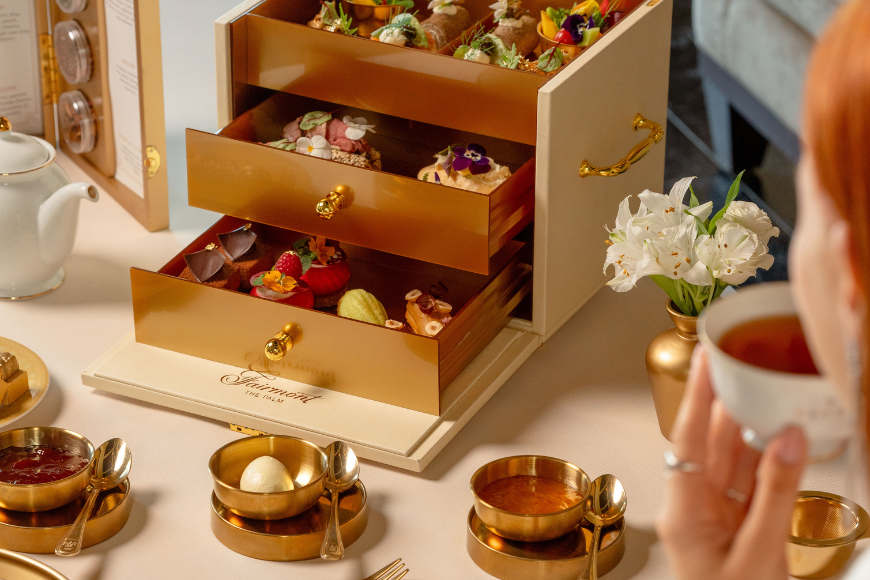 Best afternoon teas in Dubai: Golden Afternoon Tea at Fairmont the Palm